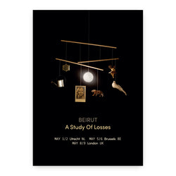 A Study Of Losses May 2025 Tour Poster - Mobile Black