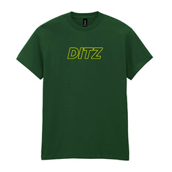 DITZ Logo Green T-Shirt
