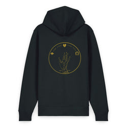Find Light, Hang Boss Black Hoodie