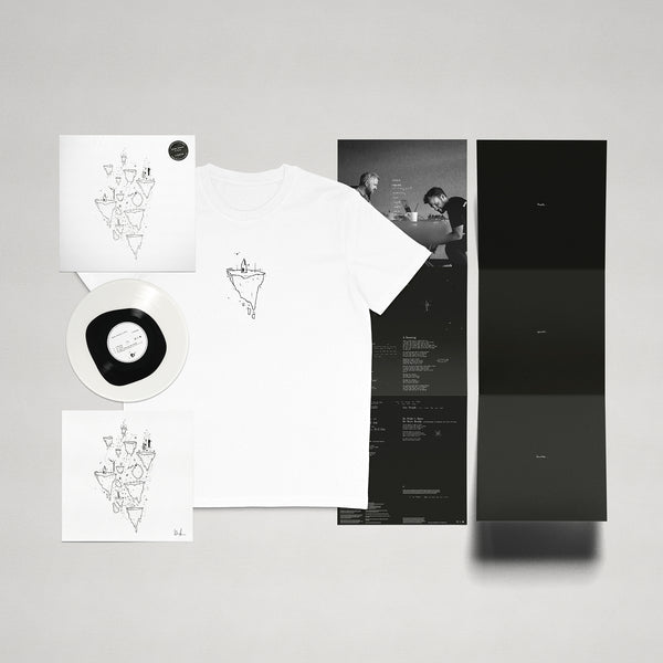 A Dawning Bundle: Coloured LP w. Signed Art Print (white) + T-shirt