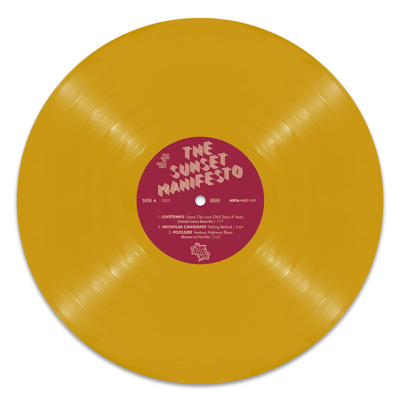 (PRE-ORDER) Too Slow To Disco NEO:  THE SUNSET MANIFESTO Volume 2 Limited Edition 2xLP