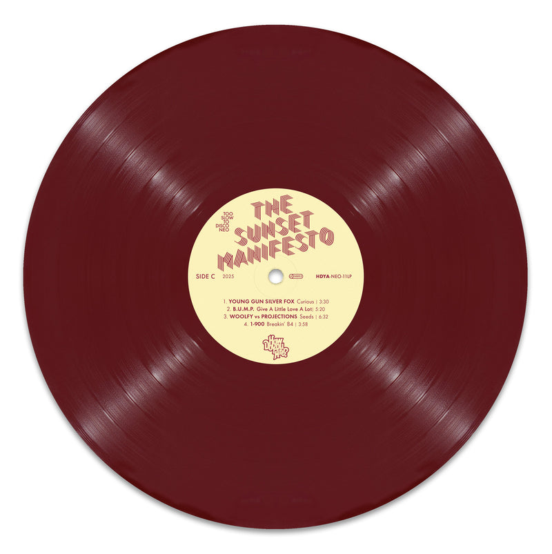 (PRE-ORDER) Too Slow To Disco NEO:  THE SUNSET MANIFESTO Volume 2 Limited Edition 2xLP