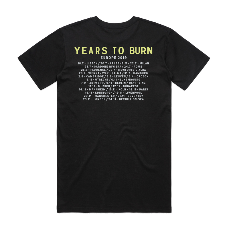 Calexico and Iron & Wine Years To Burn Tour T-Shirt- Bingo Merch Official Merchandise Shop Official