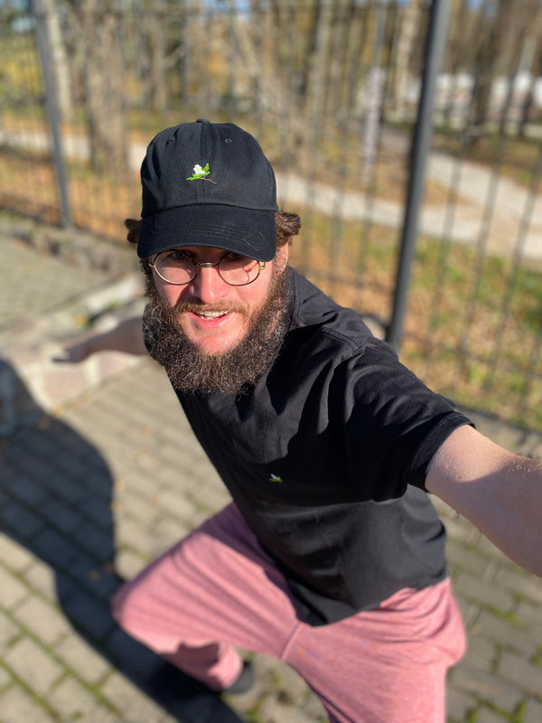 Efterklang Windflowers Cap - Black