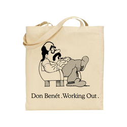 Donny Benét Working Out Totebag Totebag- Bingo Merch Official Merchandise Shop Official