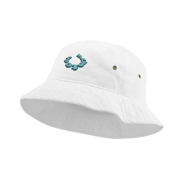 mxmtoon white bucket hat