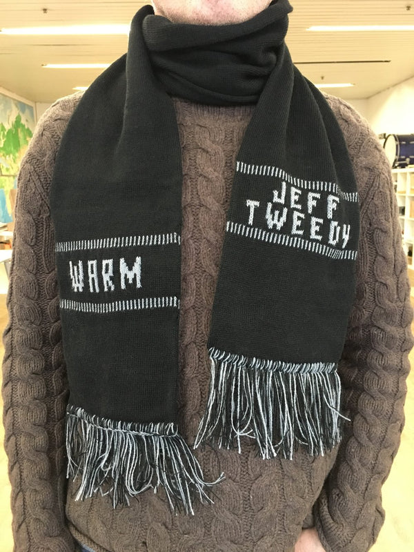 Jeff Tweedy WARM Knit Scarf Other- Bingo Merch Official Merchandise Shop Official